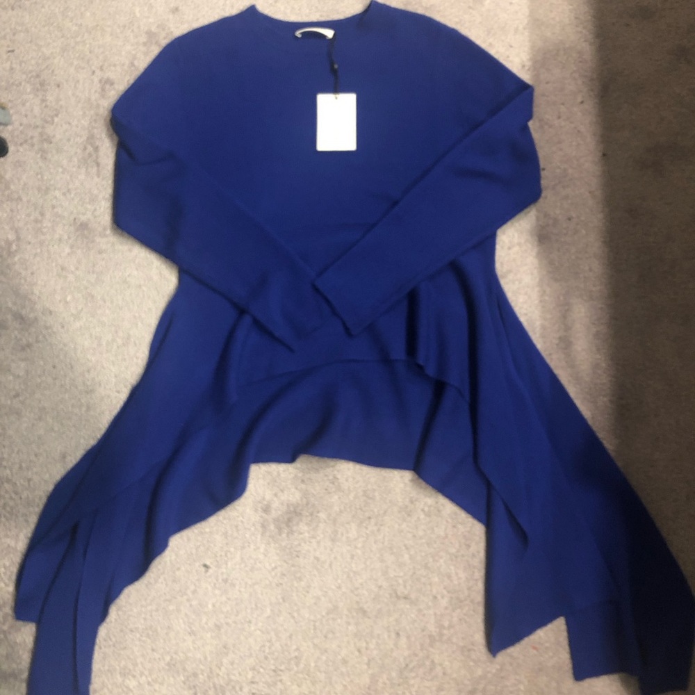 Altuzarra Asymmetric Side Drape Sweater